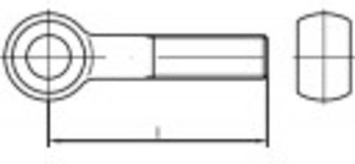 TOOLCRAFT Augenschrauben M6 70mm DIN 444 aus Stahl galvanisch verzinkt in Silber, 25 Stück - Bild 1