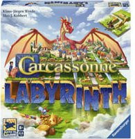 Ravensburger Carcassonne Das verrückte Labyrinth Geschicklichkeitsspiel - Bild 1