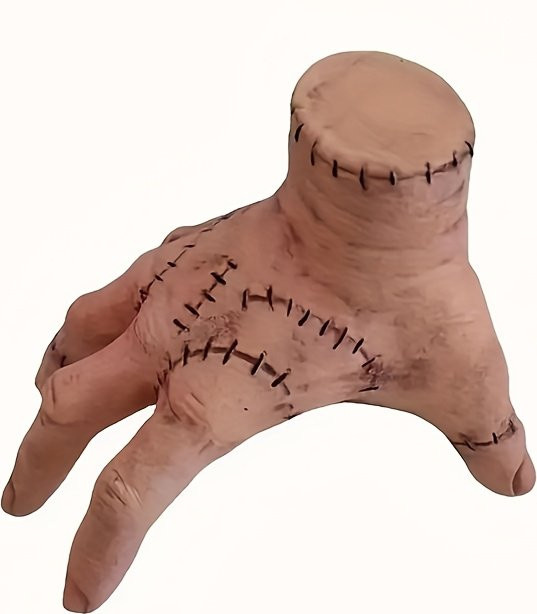 Adams Realistische abgetrennte Hand-Requisite aus Kunststoff für Halloween Horror-Dekor - Bild 1