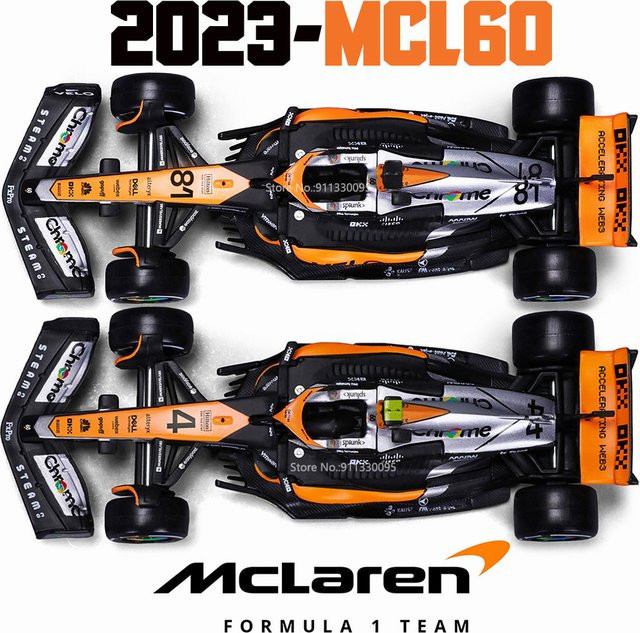 Bburago McLaren F1 Team MCL60 4, Druckgussautomodell, 1:43 - Bild 1
