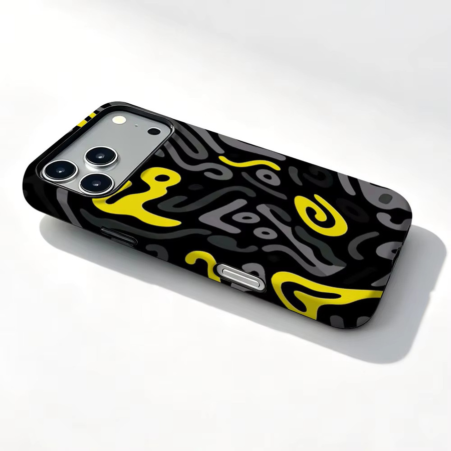 Magnetische Handyhülle mit abstraktem Graffiti-Muster für Xiaomi 13T Pro, 17, 15, 13, 14 Pro Ultra, 2-in-1 Schutzhülle mit Stoßfänger-Funktion, Multicolor - Bild 4