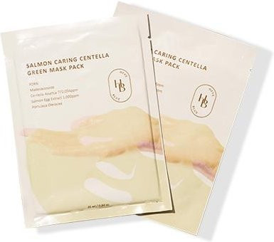 HEVE BLUE Salmon Caring Centella Green Mask Pack, 25 ml, Gesicht, Unisex - Bild 1