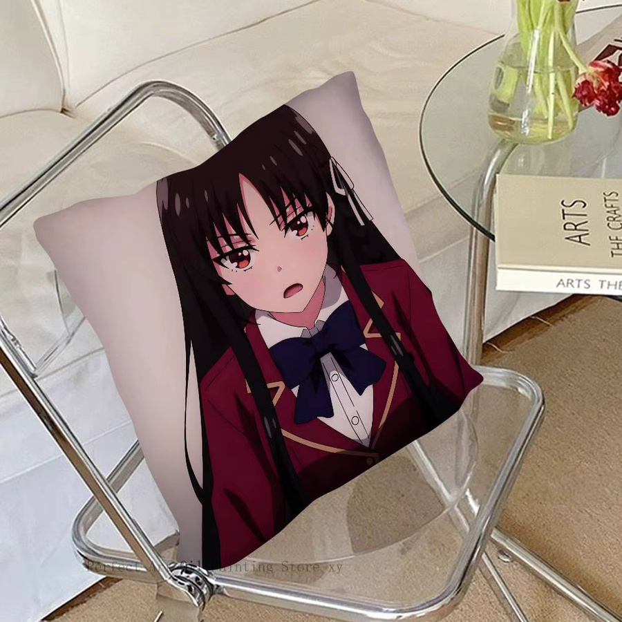 C-Classroom Of The E-Elite Anime-Kissenbezug, quadratischer Kissenbezug in Multicolour, B/B/B: 40 x 40 x 40 cm - Bild 4