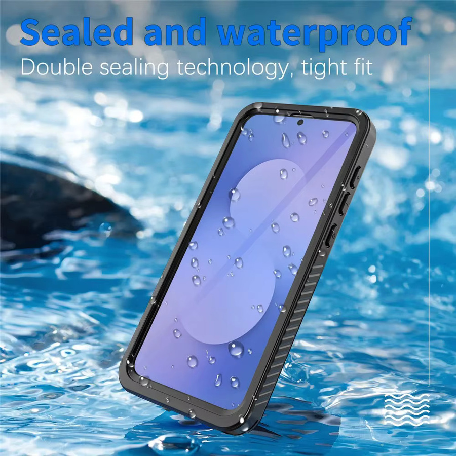 All-Inclusive Schutzhülle für Samsung Galaxy S25 FE, A56, A36, A26, A15, A25, A35, A55, A14, A17, A16 – Wasserdichte 360 Grad Handyhülle in Schwarz - Bild 2
