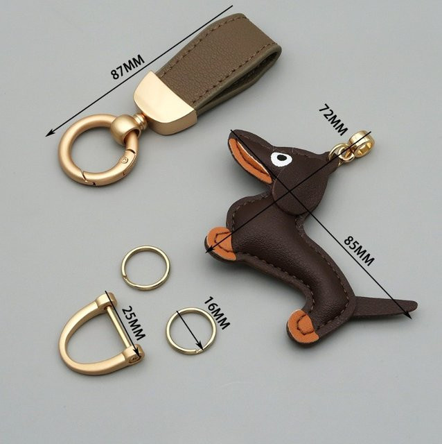 SAISLERWELL Schlüsselanhänger Leder, Unisex - Bild 1