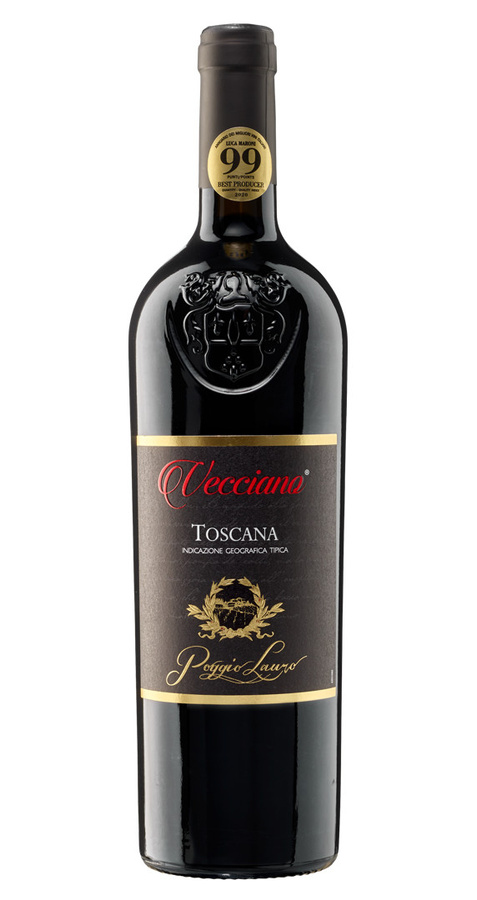Poggio Lauro Vecciano, Sangiovese, trocken, Rotwein, 2023, 0,75 l - Bild 2