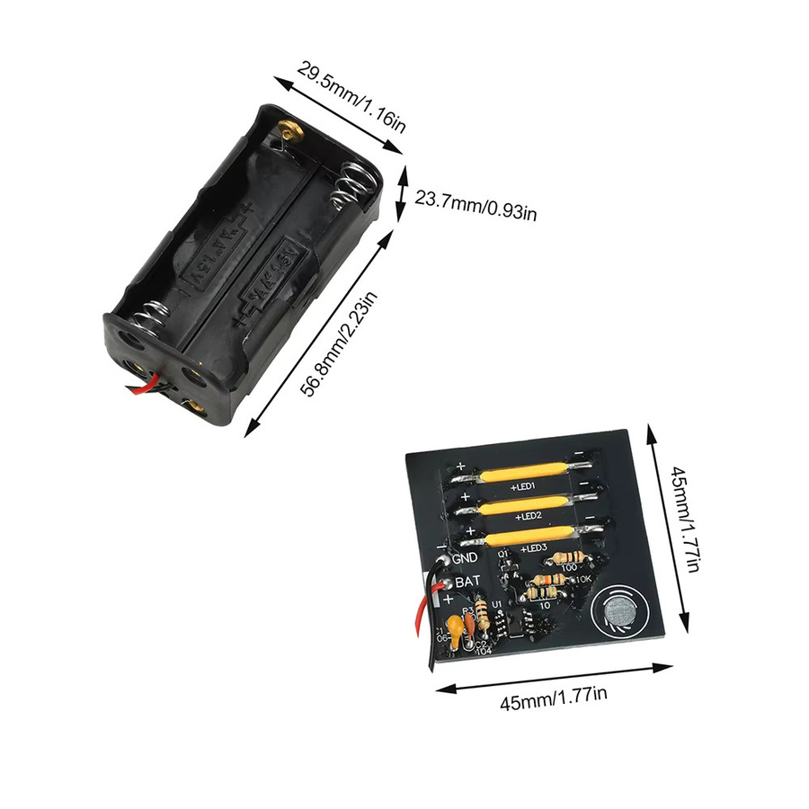 diymore Touch Stufenloses Dimmen Elektronisches DIY Engineering Kit für Elektronik-Lötfähigkeiten und Hobbyisten - Bild 4