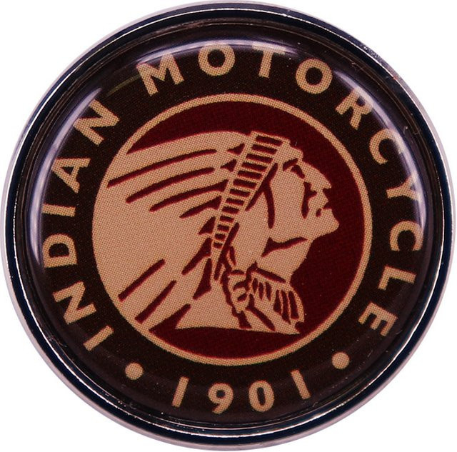 Indian Emblem Pin, Brosche, Emaille, Unisex - Bild 1