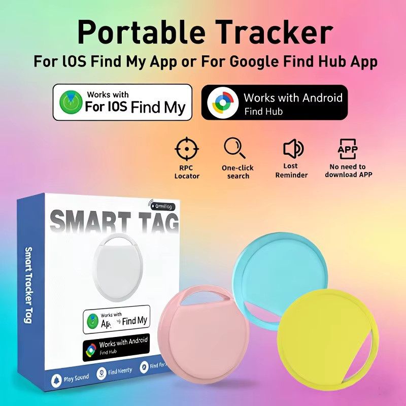 leapii Air Tracker Tag Bluetooth Gegenstandsfinder kompatibel mit iOS Find My und Android Find Hub App für Schlüssel, Geldbörsen und Gepäck in Schwarz oder Blau - Bild 2