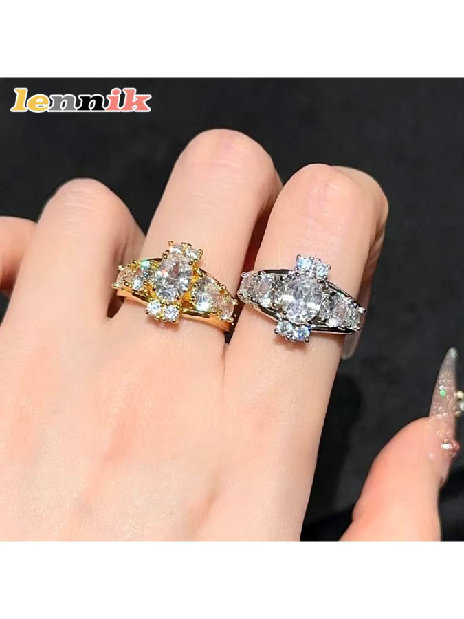 LENNIK Ring, Gold, Diamant, Zirkonia, Damen - Bild 5
