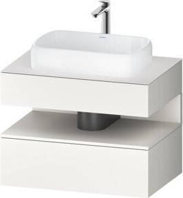 Duravit Waschtischunterschrank Qatego in Weiß, B/T/H: 80 x 55 x 60 cm - Bild 1