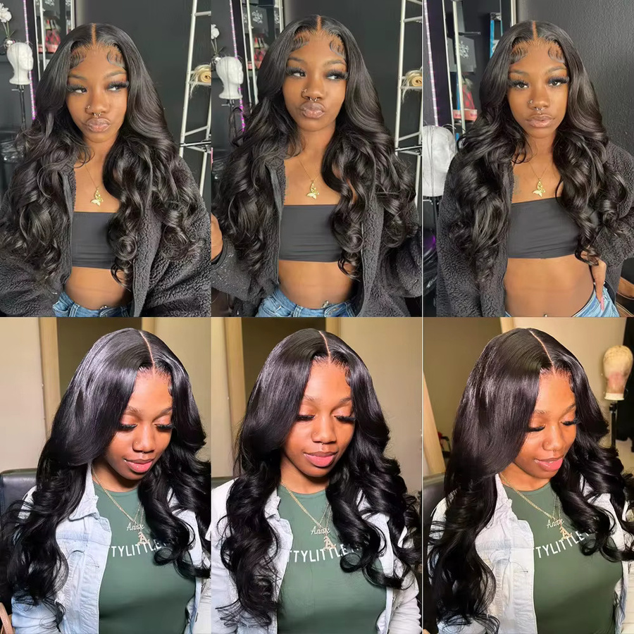 BELEXTENS Body Wave Bundles mit Lace Closure Haarverlängerung, 3 Bundles - Bild 6