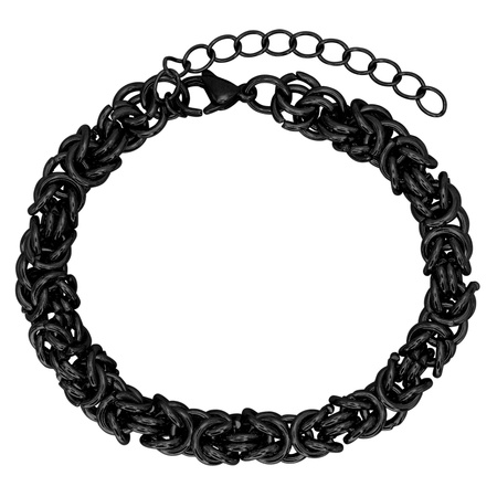 Heideman Armband, Edelstahl, Schwarz, Damen