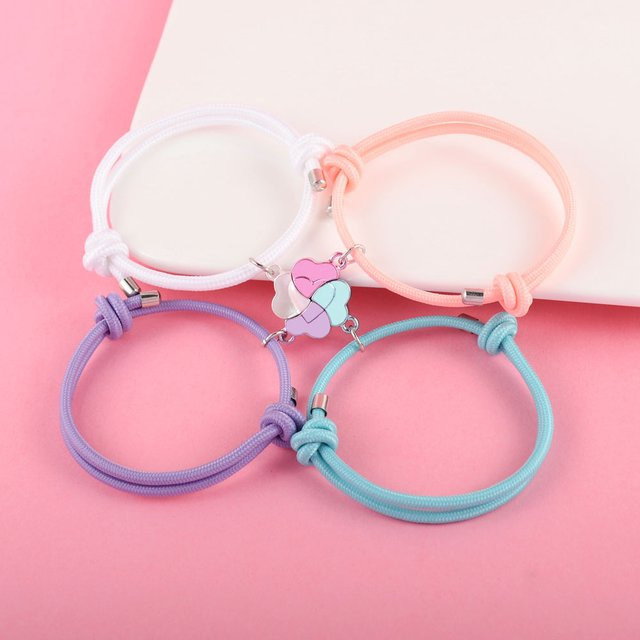 Karsyngirl 4-teiliges Set Anhänger und Armband, Vierblättriges Kleeblatt, Bunt, Kinder - Bild 1