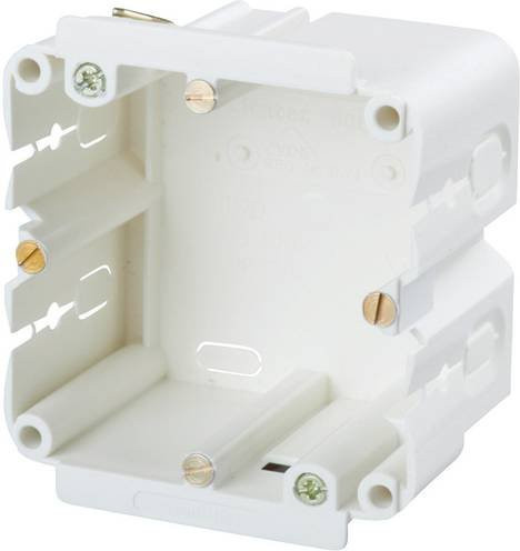 Heidemann 09830 Brüstungskanal Geräteeinbaudose in Grau, B/H/T: 70 x 70 x 50 mm - Bild 1