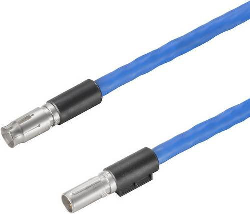 Weidmüller Sensor-Aktor-Datensteckverbinder konfektionierter Stecker gerade Buchse gerade blau 3,00 m - Bild 1