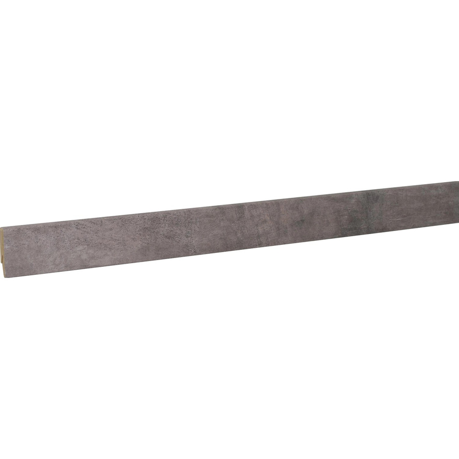 Classen Sockelleiste Fliessestrich Asche Grau mit Kabelkanal aus MDF, H x B x T: 58 x 19 x 2400 mm - Bild 2