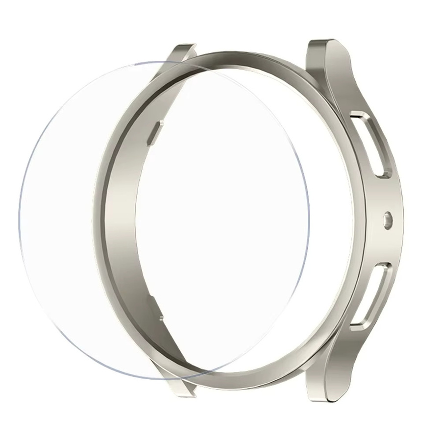 Samsung Uhrenzubehör, Glas + Hülle für Galaxy Watch 6 Classic, Silber, Unisex - Bild 3