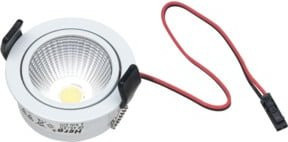hera LED-Einbauleuchte SR 45-LED, schwenkbar, weiß, warmweiß, 4,8W - Bild 1