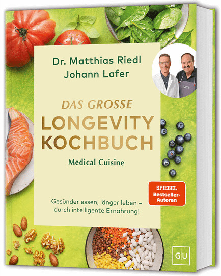Medical Cuisine. Das große Longevity Kochbuch von Dr. Matthias Riedl, Johann Lafer, gebundene Ausgabe - Bild 1
