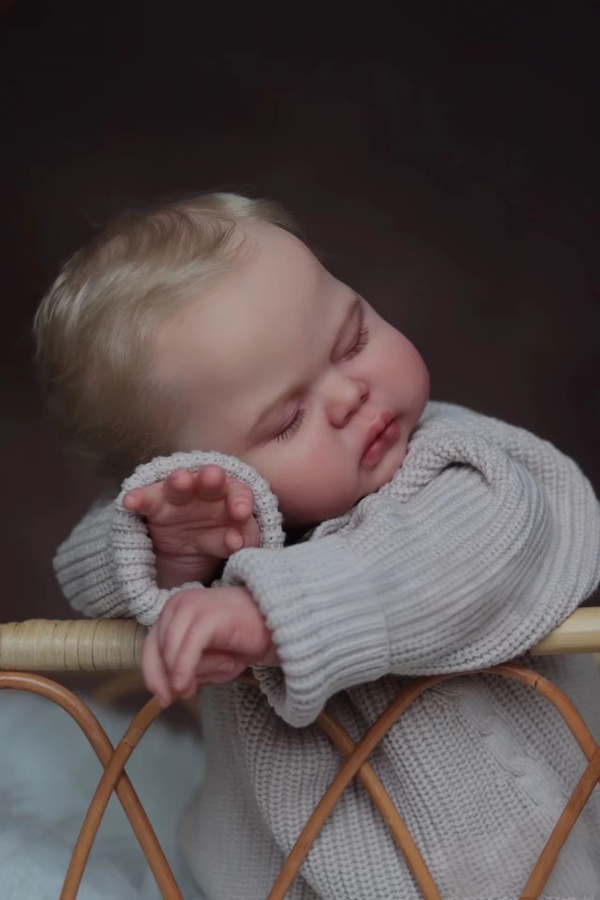 NPK Baby-Jungenpuppe, 19-Zoll, Sammlerstück, Einzelfigur - Bild 2