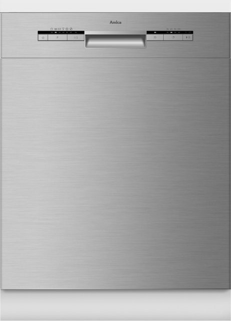 Amica EGSPU 513 911 E Unterbau-Geschirrspüler in Edelstahl, Breite: 60 cm - Bild 1