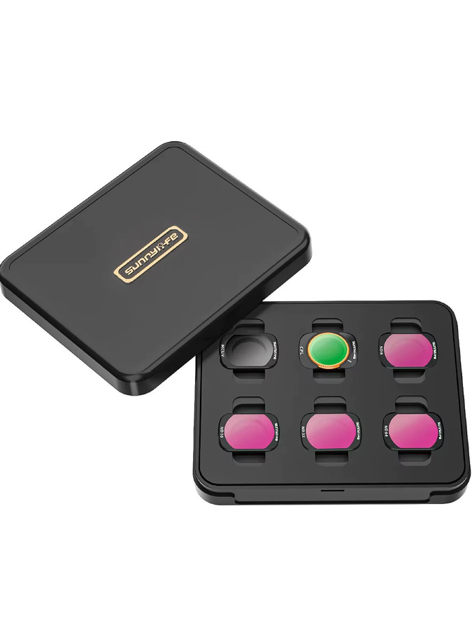 DJI Osmo Pocket 3 Objektivfilter-Set 6er-Pack mit ND8-ND64, CPL und MCUV Filtern in Schwarz und Violett für filmische HDR-Videos und Antireflexion - Bild 5