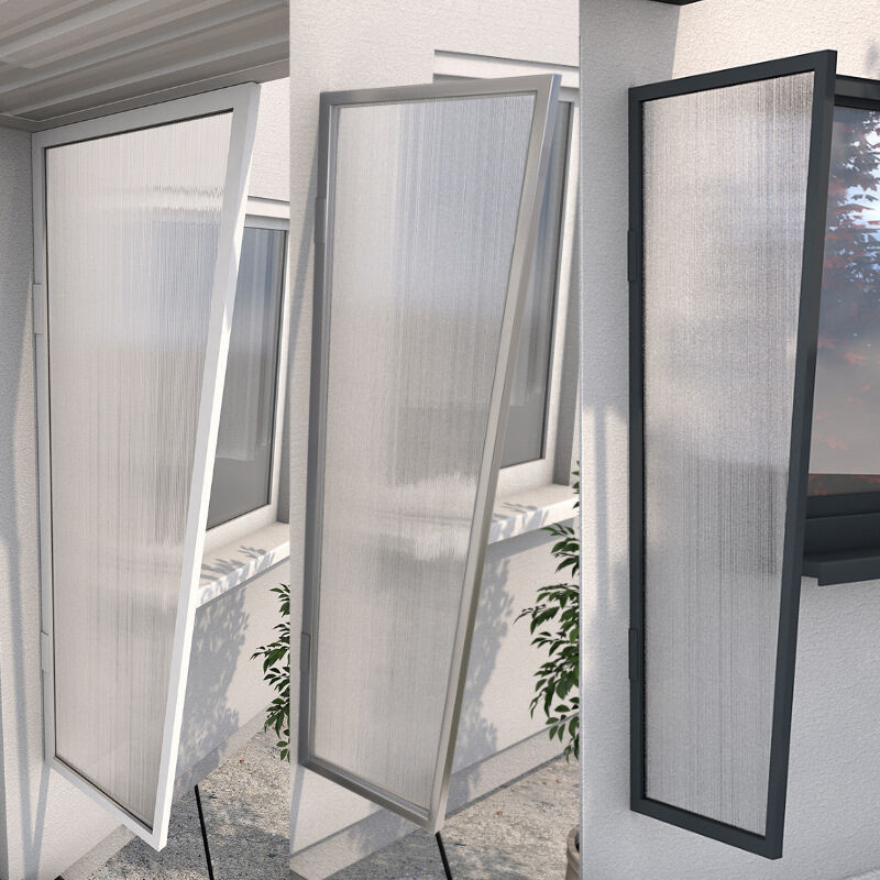 Scobalit Seitenblende B2 für Stegplatten aus Polycarbonat und Aluminium in Transparent - Bild 1