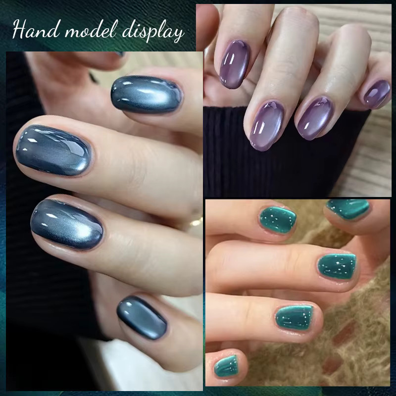 Mtssii Magnetischer Gel-Nagellack, Glitzer, 12 Farben - Bild 3