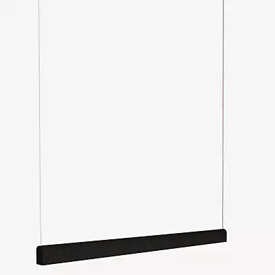 Tunto Curve LED Pendelleuchte in Schwarz aus Metall - Bild 1