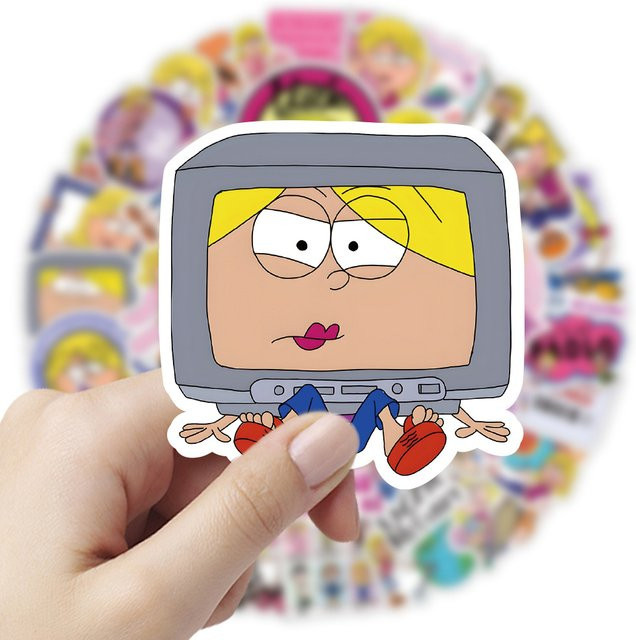 Disney Lizzie Mcguire Cartoon Aufkleber, 10/30/50 Stück - Bild 1