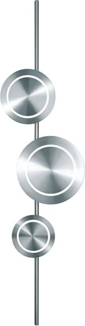 Licht-Erlebnisse Moderne LED Wandleuchte aus Aluminium in Silber, 120 cm, Warmweiß 3000 K, 1008 lm - Bild 1