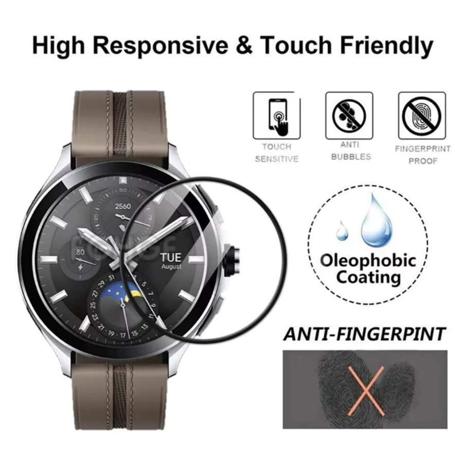 Xiaomi Displayschutzfolie für Xiaomi Watch 2 Pro, transparent - Bild 2