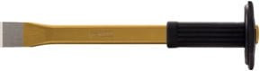 KS Tools Maurermeißel mit Handschutzgriff, flach oval, Chrome-Molybdän-Stahl, Gold/Gelb, Breite: 33 mm, Höhe: 800 mm - Bild 1
