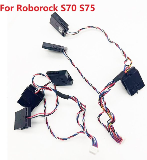 Original S7 Cliff Sensor für Roborock S70 S75 Roboterstaubsauger Zubehör Links und Rechts in Schwarz - Bild 1