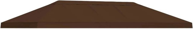 vidaXL Pavillon-Blendenbezug aus Polyester in Braun, B: 600 cm, H: 300 cm - Bild 1