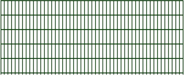 Doppelstabmatte Moosgrün 250 cm x 103 cm mit 6/5/6 mm Drahtstärke - Bild 1