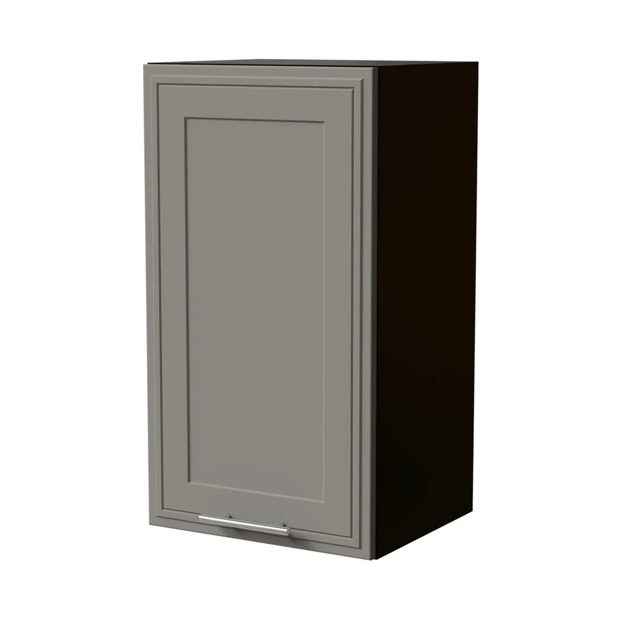 Feldmann-Wohnen Hängeschrank Salo in Schwarz und Staubgrau Matt mit Kassettenoptik, B/T/H: 40 x 32,5 x 72 cm - Bild 2