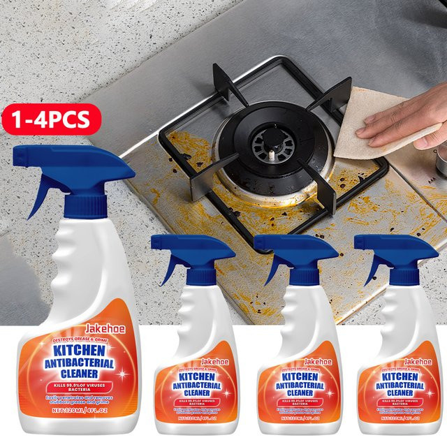 JAKEHOE Küchenreinigerspray zur kraftvollen Entfettung von Arbeitsplatten, Herd, Spüle und Backsplash zur Entfernung von Fett, Schmutz und Lebensmittelflecken - Bild 1