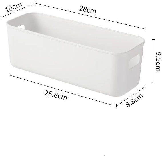 Your Warm Home Aufbewahrungsbox aus Kunststoff in Weiß für Kosmetik, Kleidung und Kleinteile - Bild 1