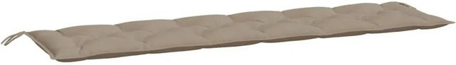 vidaXL Gartenbank-Auflage aus Oxford-Gewebe in Taupe, B/T/H: 200 x 50 x 7 cm - Bild 1