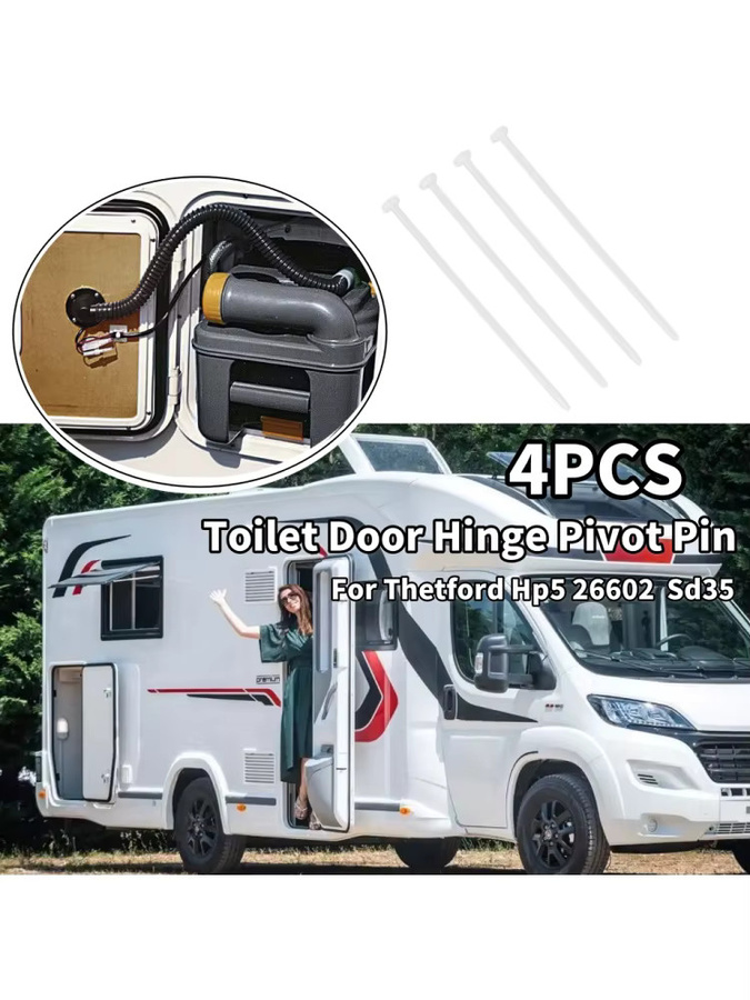 Thetford Ersatz Pivot Pin für WC-Türen, 4er-Set, passend für SD3, SD4 und SD5 HP5 Wohnwagen und Wohnmobil - Bild 3