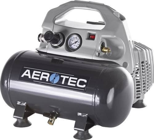 Aerotec Airliner Silent Kompressor in Grau mit 6l Behälter, 70l/min Luftleistung und 8bar Druck - Bild 1