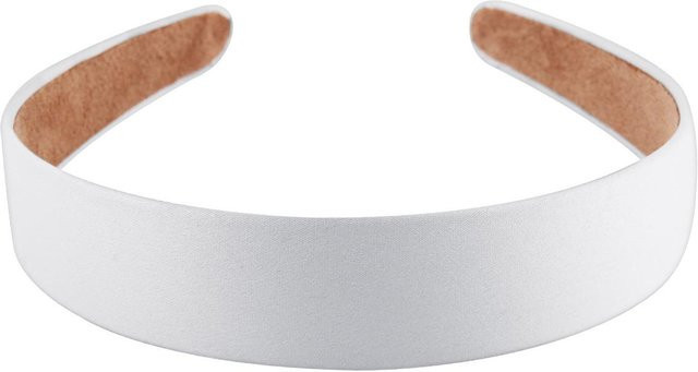 YULIN Haarband Satin, weiß, Damen und Mädchen - Bild 1