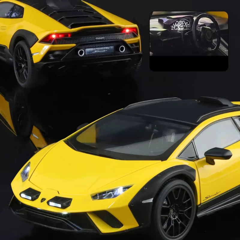 MINI AUTO Huracan Sterrato Off-Road-Sportwagen, Modellauto, 1:18, mit Licht und Sound - Bild 3