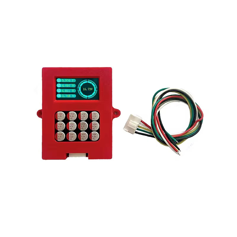 Heltecbms Aktiver Equalizer Balancer mit Spannungsanzeige für LiFePO4 Lipo LTO Lithium-Batteriepacks in Rot - Bild 2