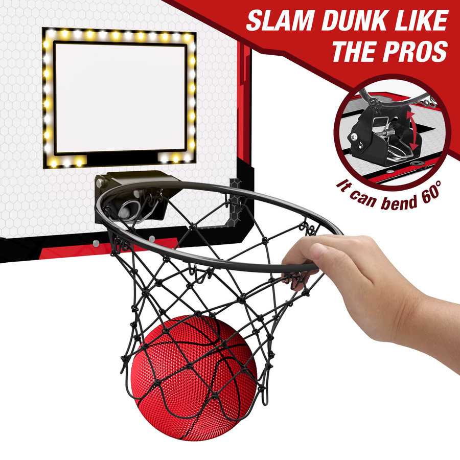 QDRAGON Kinder-Basketballkorb-Set, Schwarz, Bunt / Mehrfarbig, Kunststoff - Bild 2