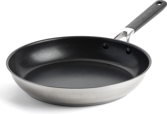 KitchenAid Bratpfanne aus Edelstahl und Aluminium in Silber, Durchmesser: 28 cm - Bild 1