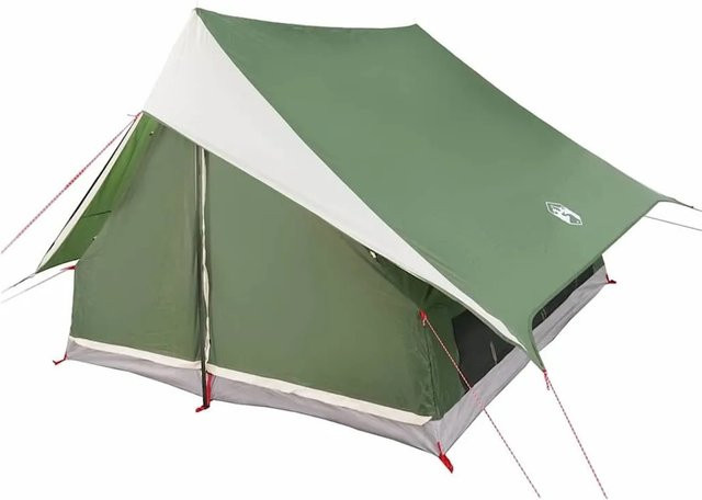 vidaXL Zelt mit Dach in Grün aus Polyester, H x B x T: 185 x 256 x 266 cm - Bild 1