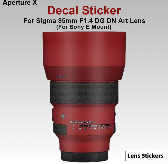 Anti-Scratch Kamera Objektiv Aufkleber Schutzfilm für Sigma 85mm F1.4 DG DN Art Sony E Mount - Bild 1